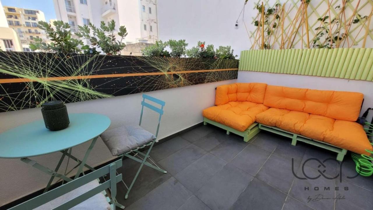 Modern - 50 M From Sea - Free Wi-Fi - Super Cool - Terrace - Fully Air-Conditioned St. Paul's Bay Buitenkant foto